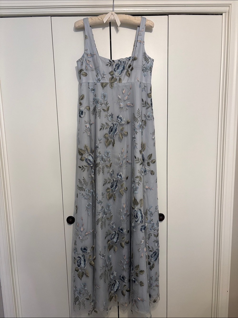 Jenny Yoo Lilly Maternity Enchanted Floral Embroidery
